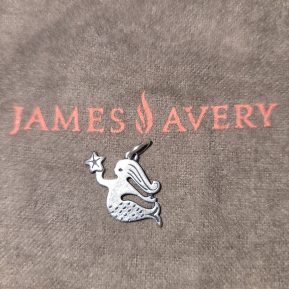 James Avery Silver Swimming Mermaid - New With Box